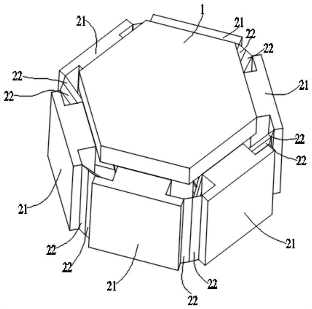 Space expandable exposure experiment platform based on Mard mechanism