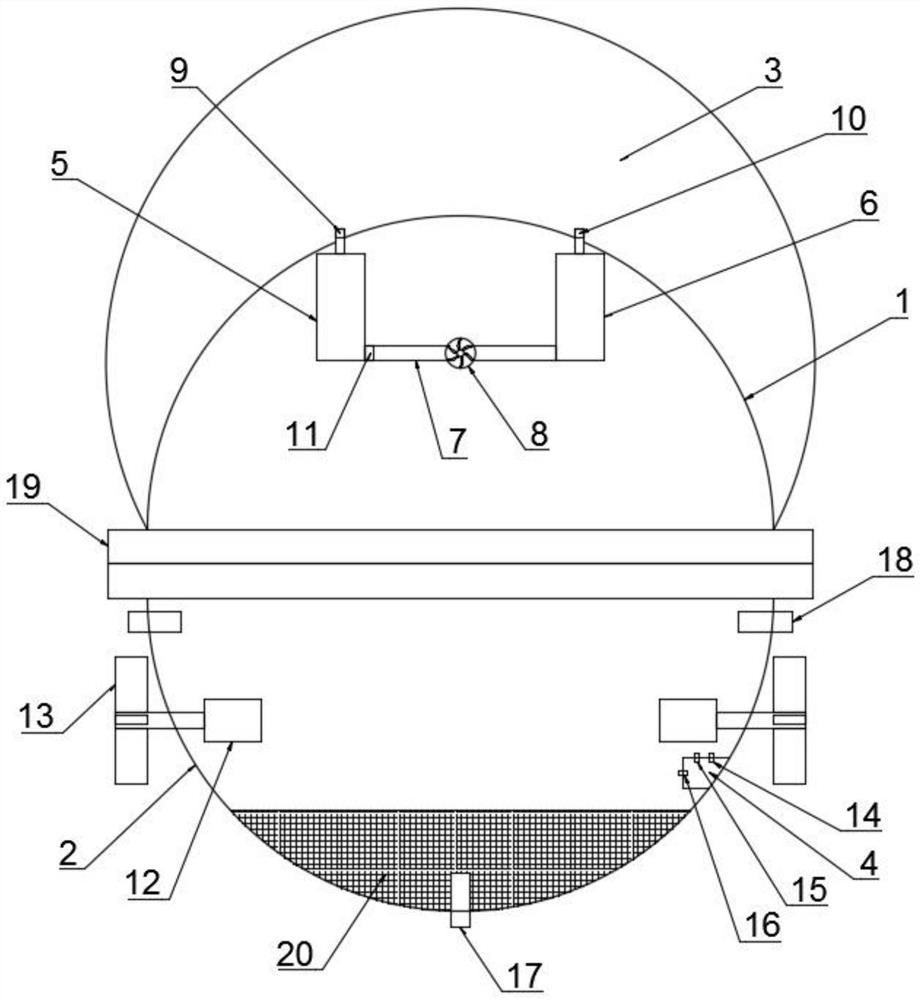 Water ecology monitoring device and monitoring method