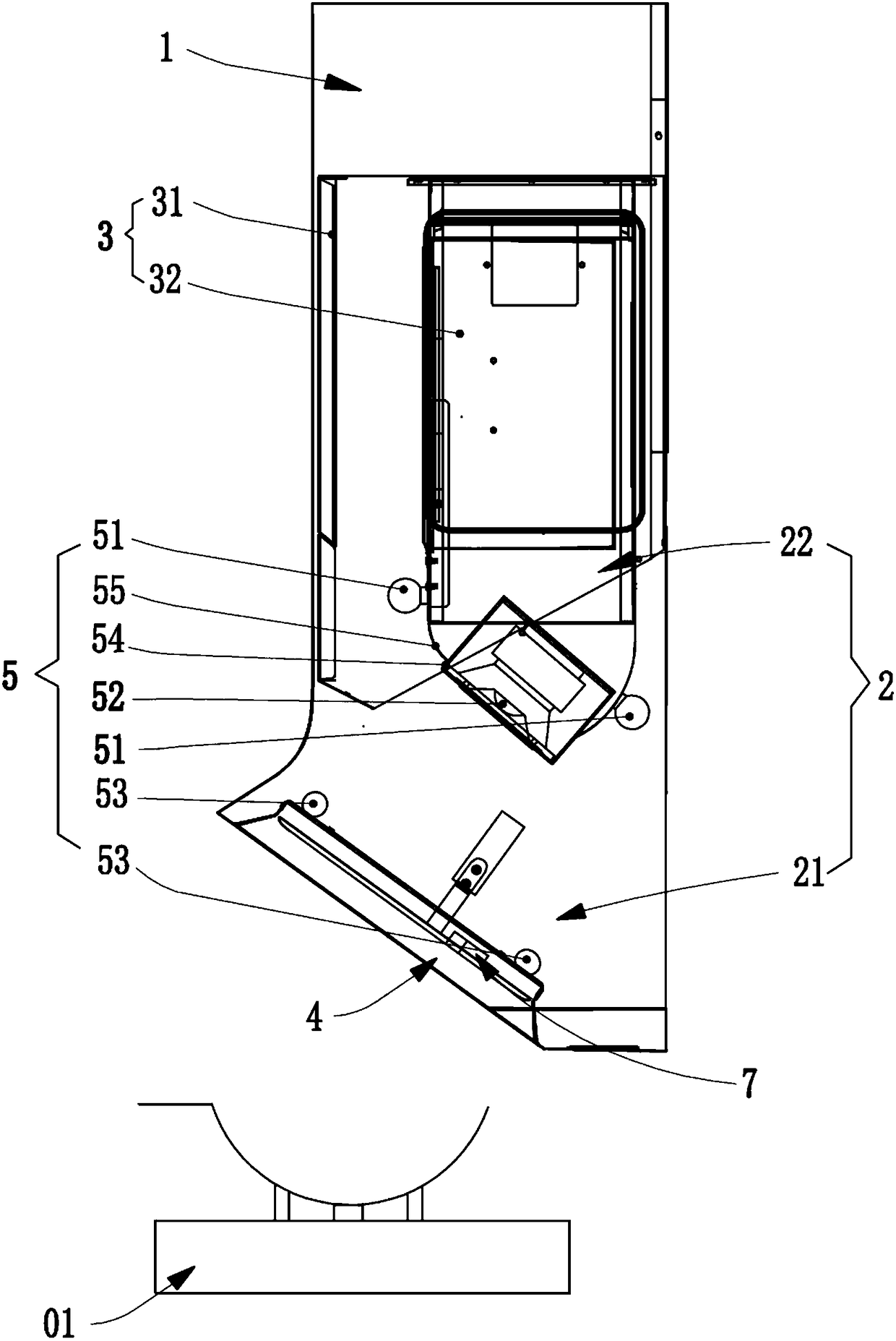 Kitchen equipment linking noise reduction system and visual inspection system and linkage method thereof