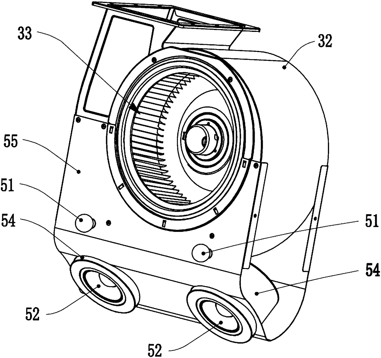 Kitchen equipment linking noise reduction system and visual inspection system and linkage method thereof