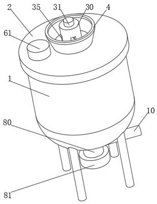 Carbon-carbon composite material production device and production process