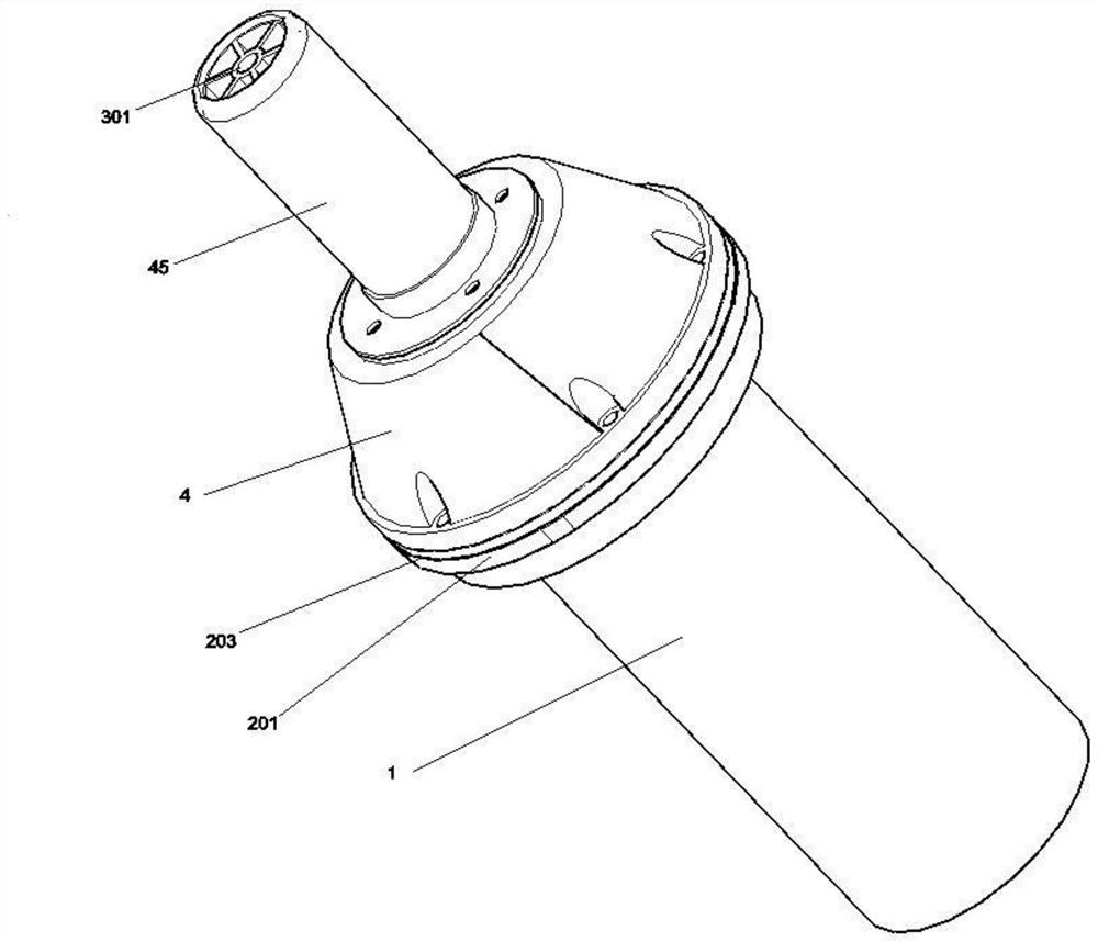 Novel one-piece plastic welding gun