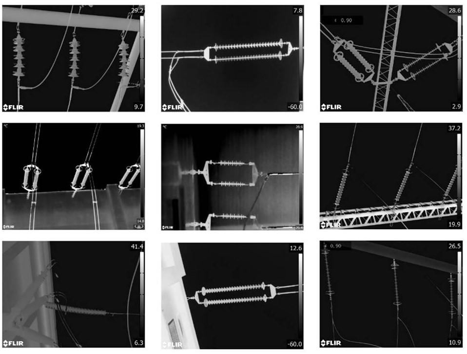 Transformer substation insulator infrared image detection method based on artificial intelligence