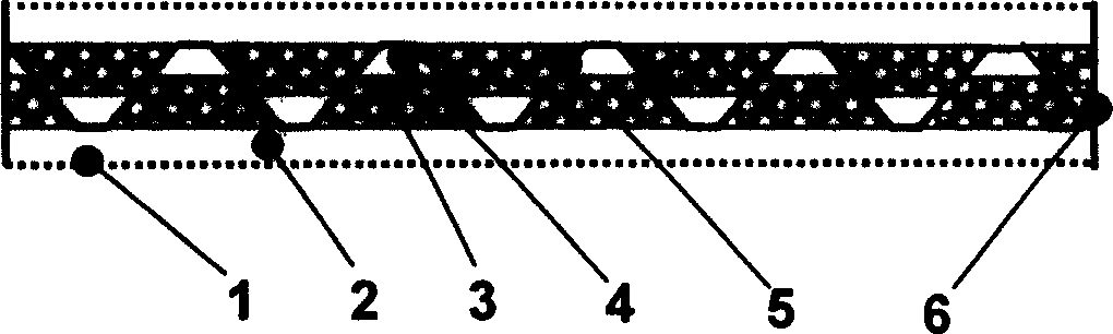 Microporous foam double-side absorbing sound type ultra-thin barrier