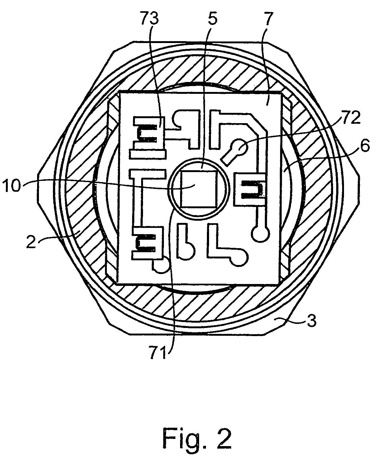 High pressure sensor comprising silicon membrane and solder layer