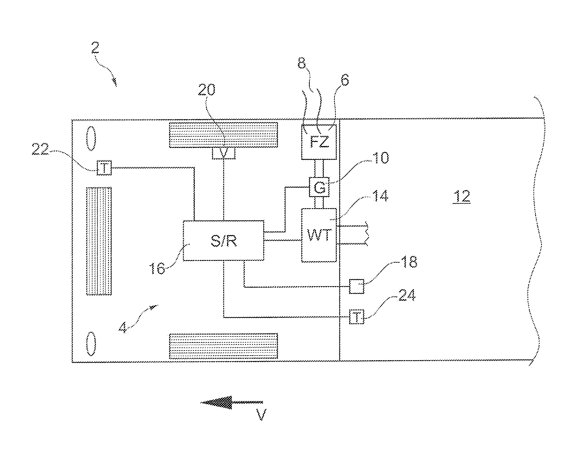 Ventilation system for a motor vehicle, method for climate control of a motor vehicle