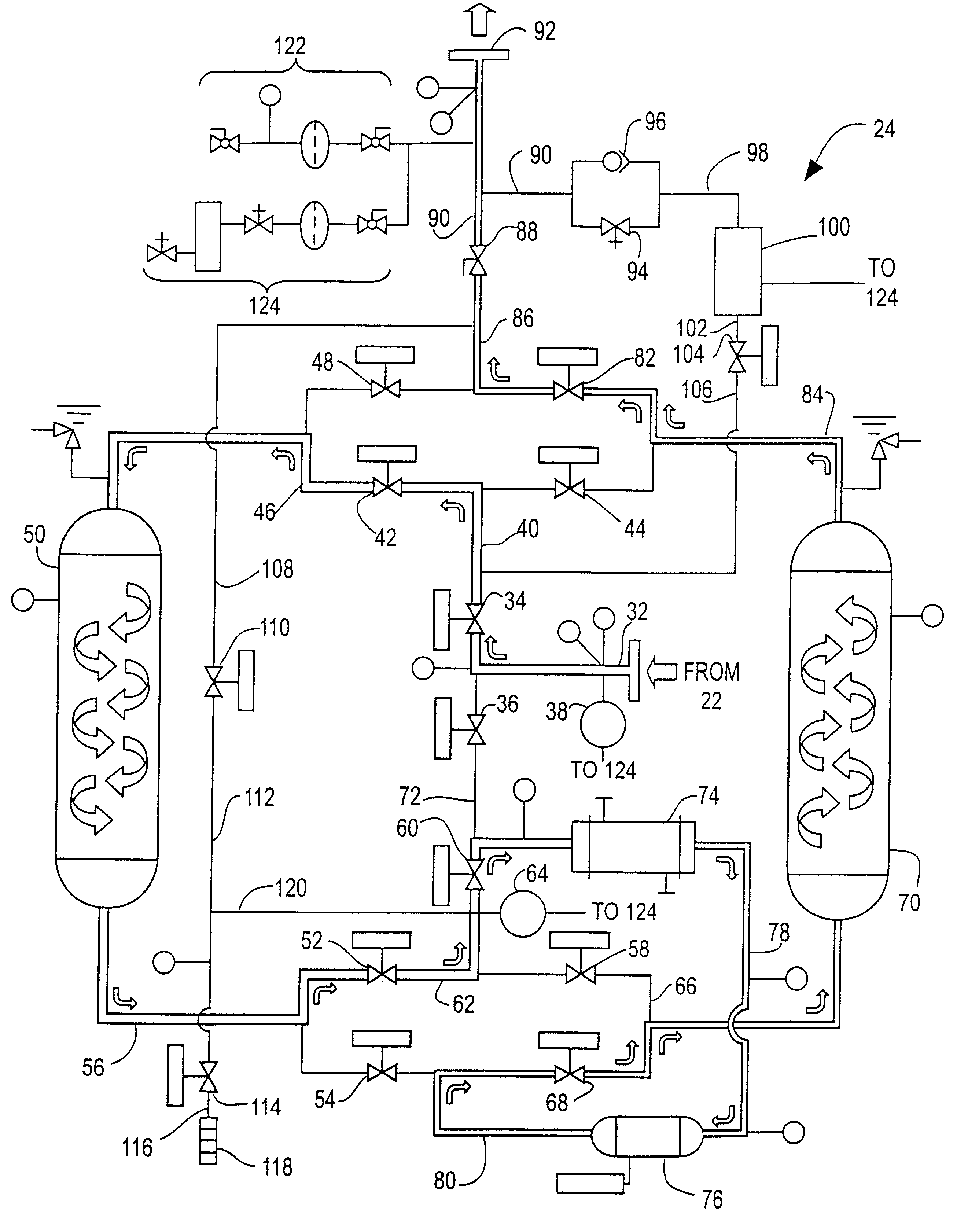 Heat of compression dryer