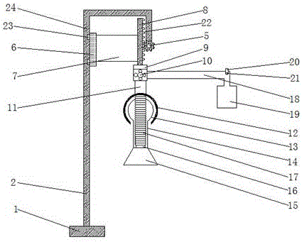 Adjustable textile dust removing device