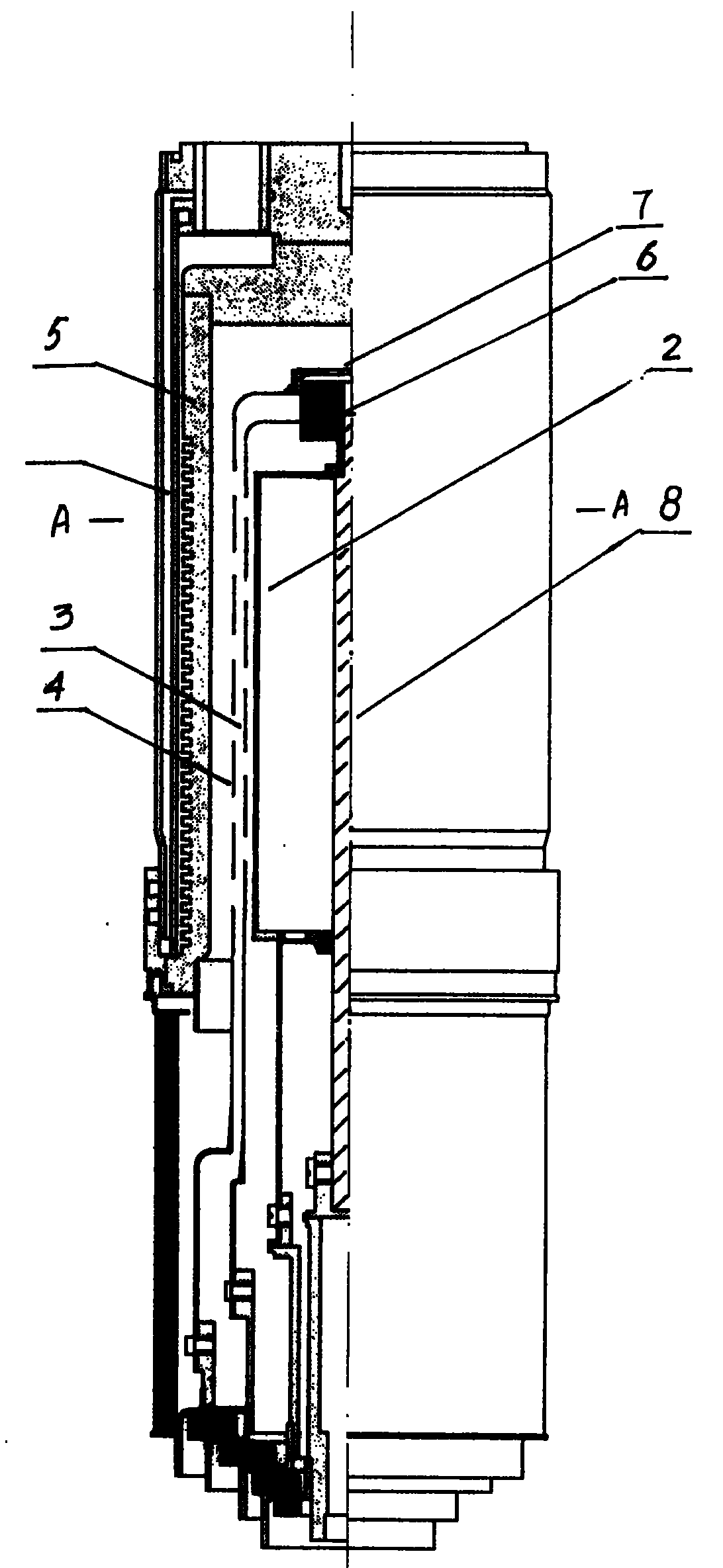 Large power quadrupole delectronic tube and its manufacturing method