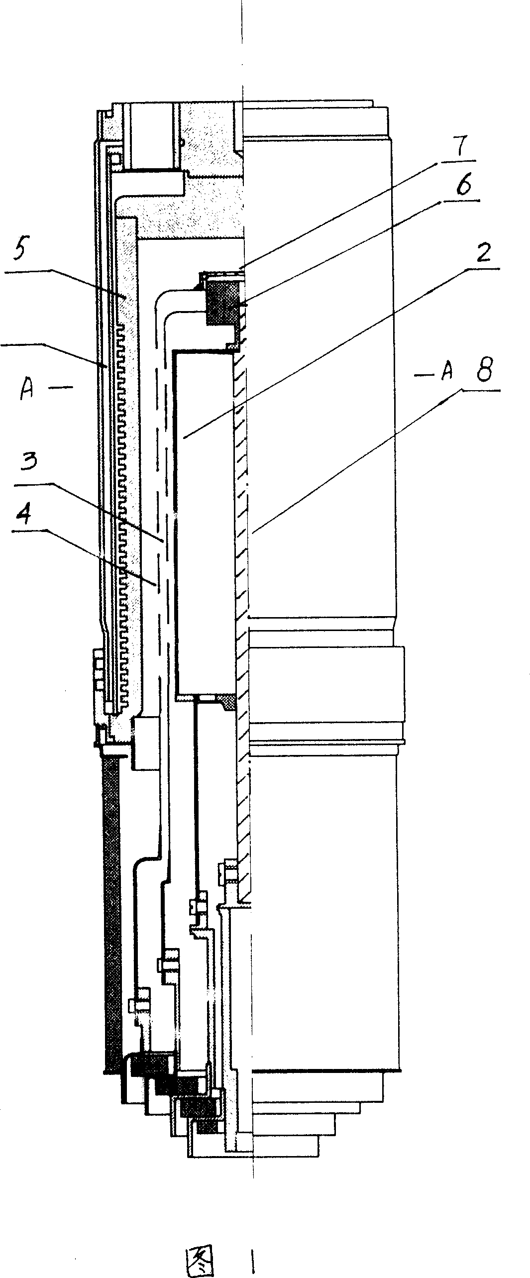 Large power quadrupole delectronic tube and its manufacturing method