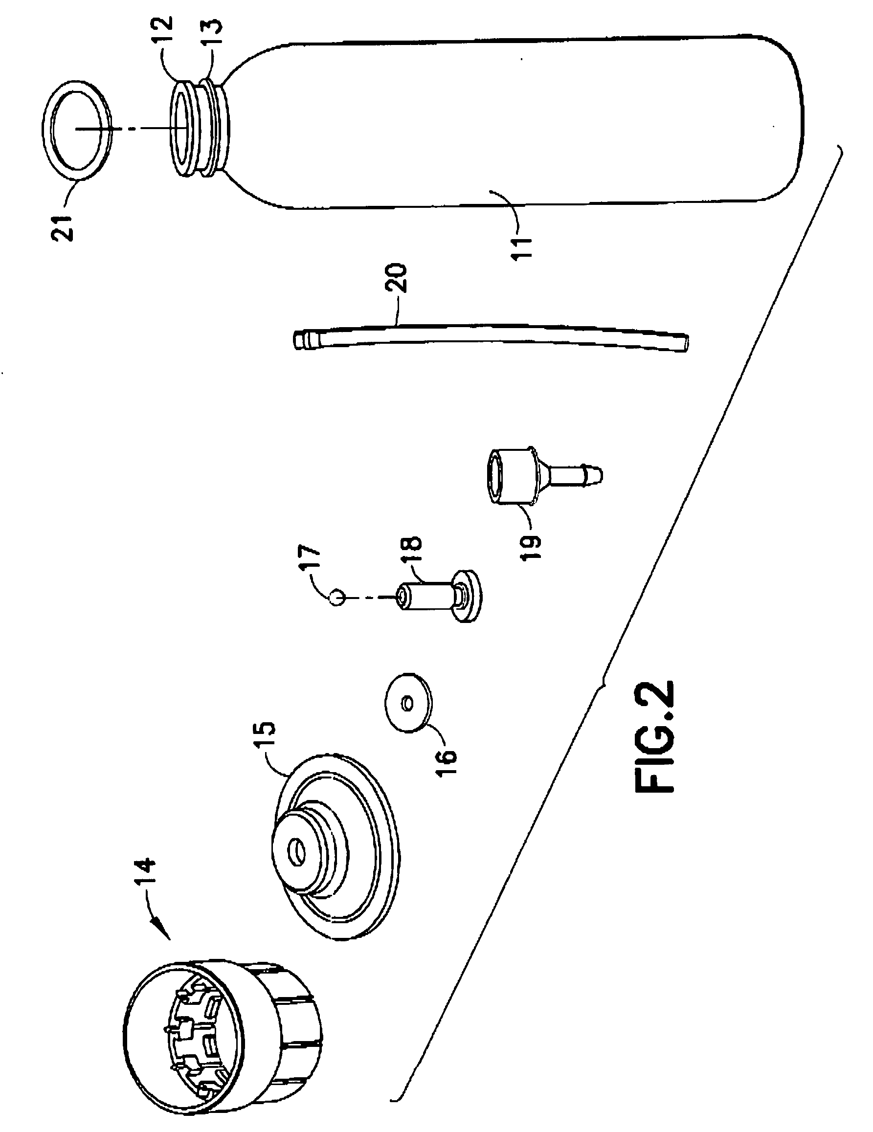Plastic aerosol valve and method of assembly, mounting and retention