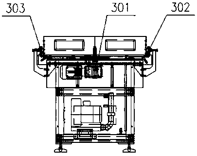 Rotary bottle blank arrangement system and bottle blank arrangement method