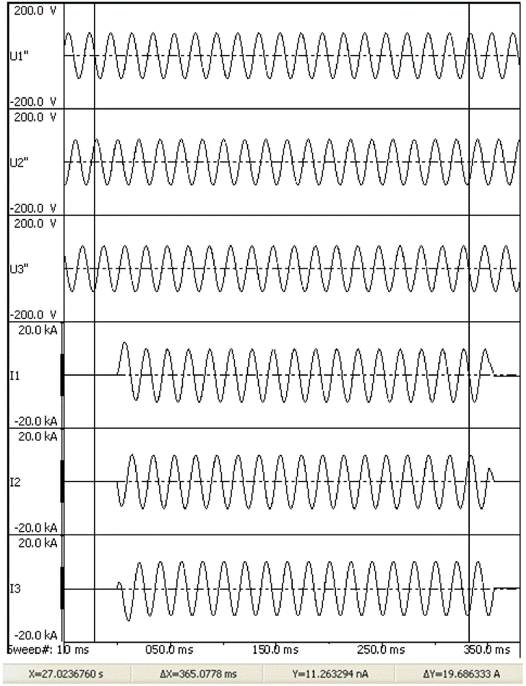 Electric power system power factor measuring device, electric power system power factor measuring method and system