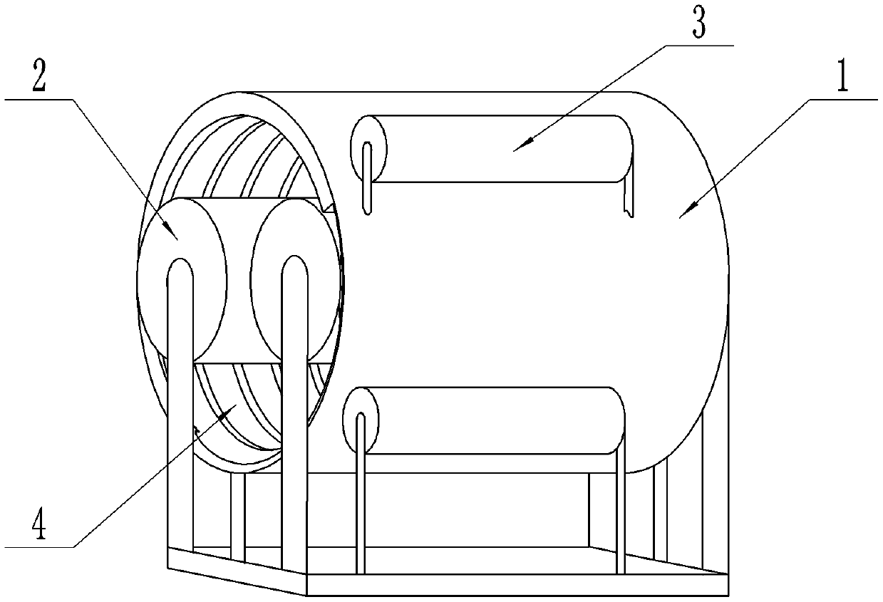 Waste glass crushing device