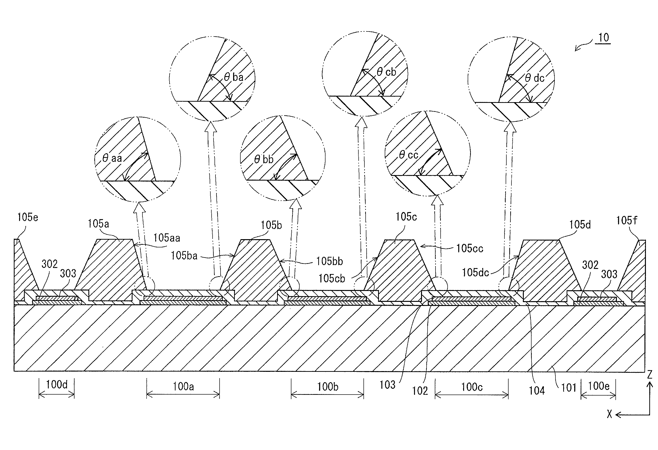 Organic light-emitting panel for controlling an organic light emitting layer thickness and organic display device