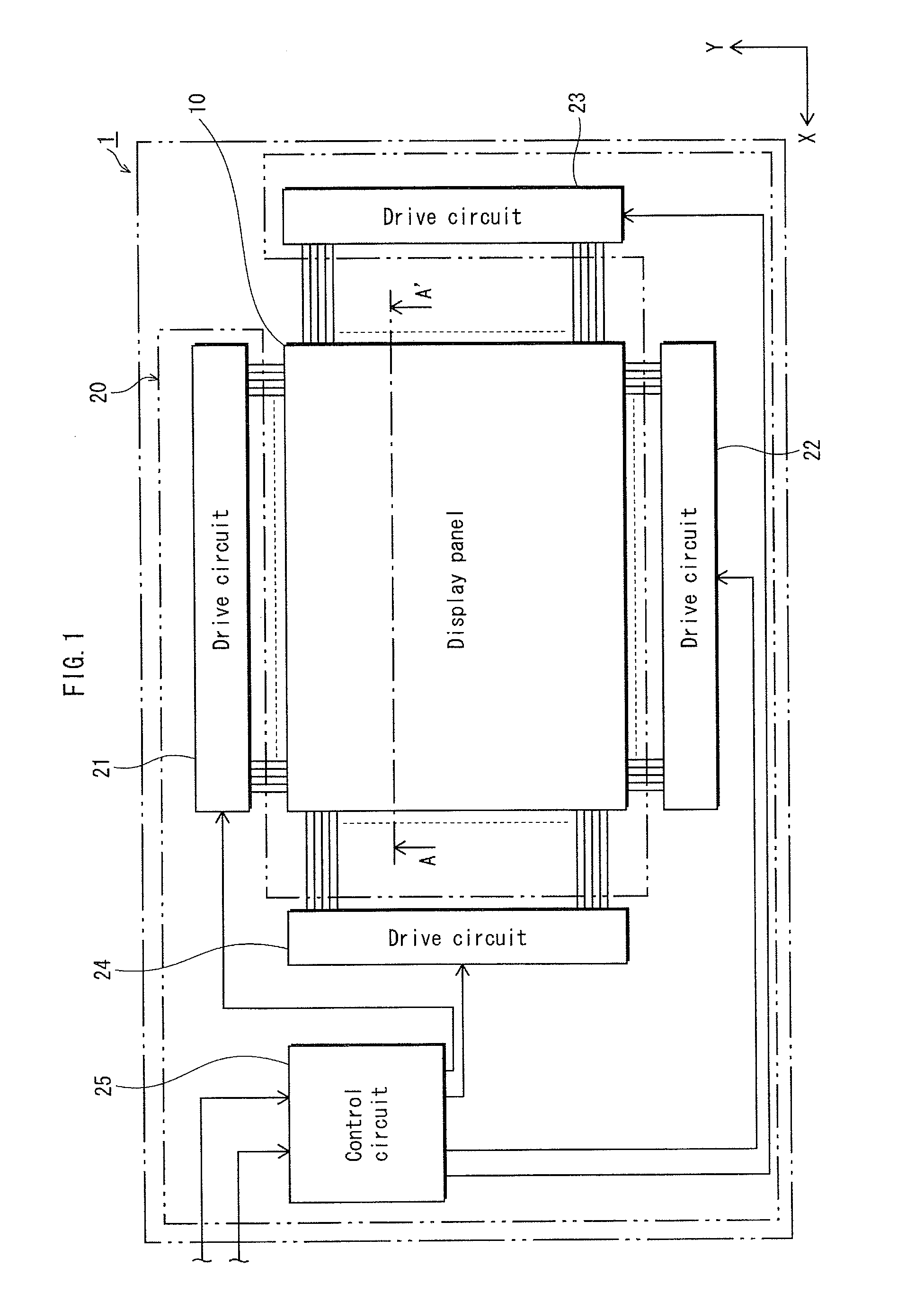 Organic light-emitting panel for controlling an organic light emitting layer thickness and organic display device