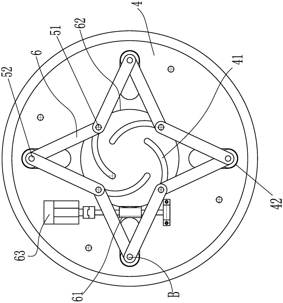 Drilling machine workpiece self-centering clamping device