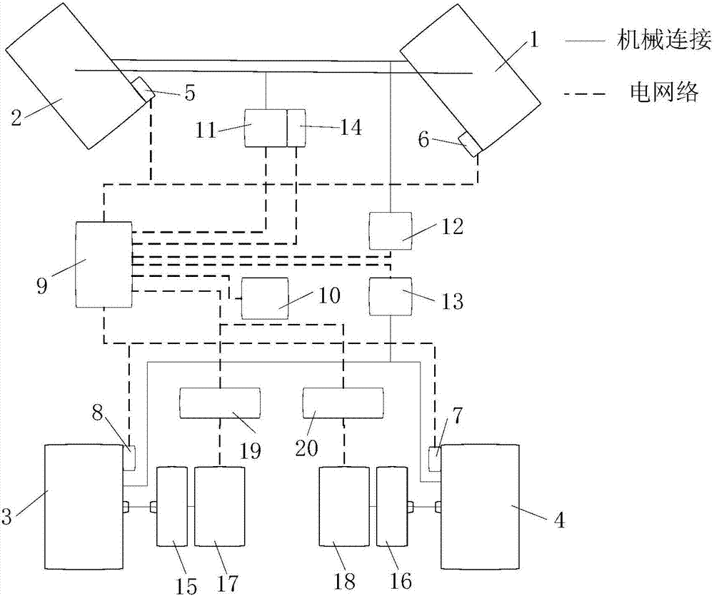 Limit dynamic track tracking control system for unmanned vehicle