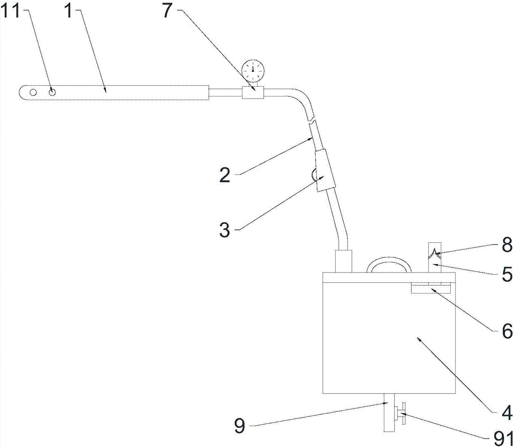 Gastrointestinal decompression device for anus