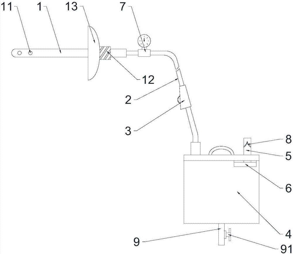 Gastrointestinal decompression device for anus