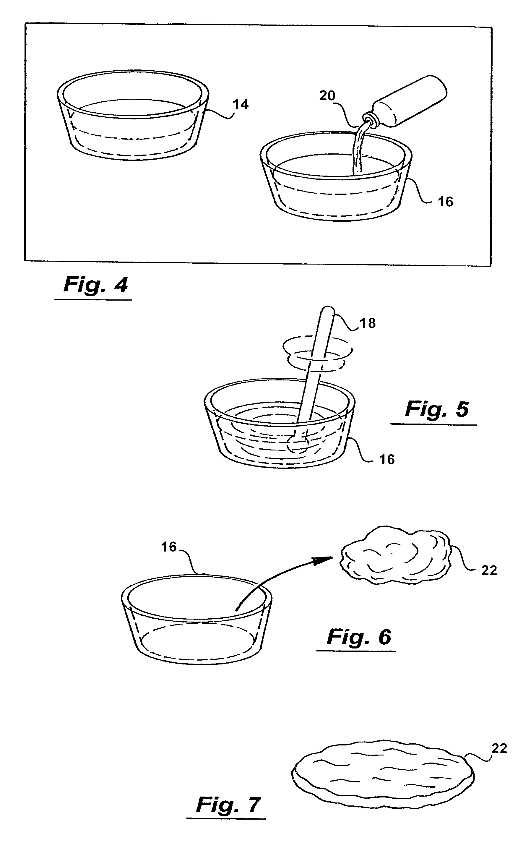 Total knee joint mold and methods