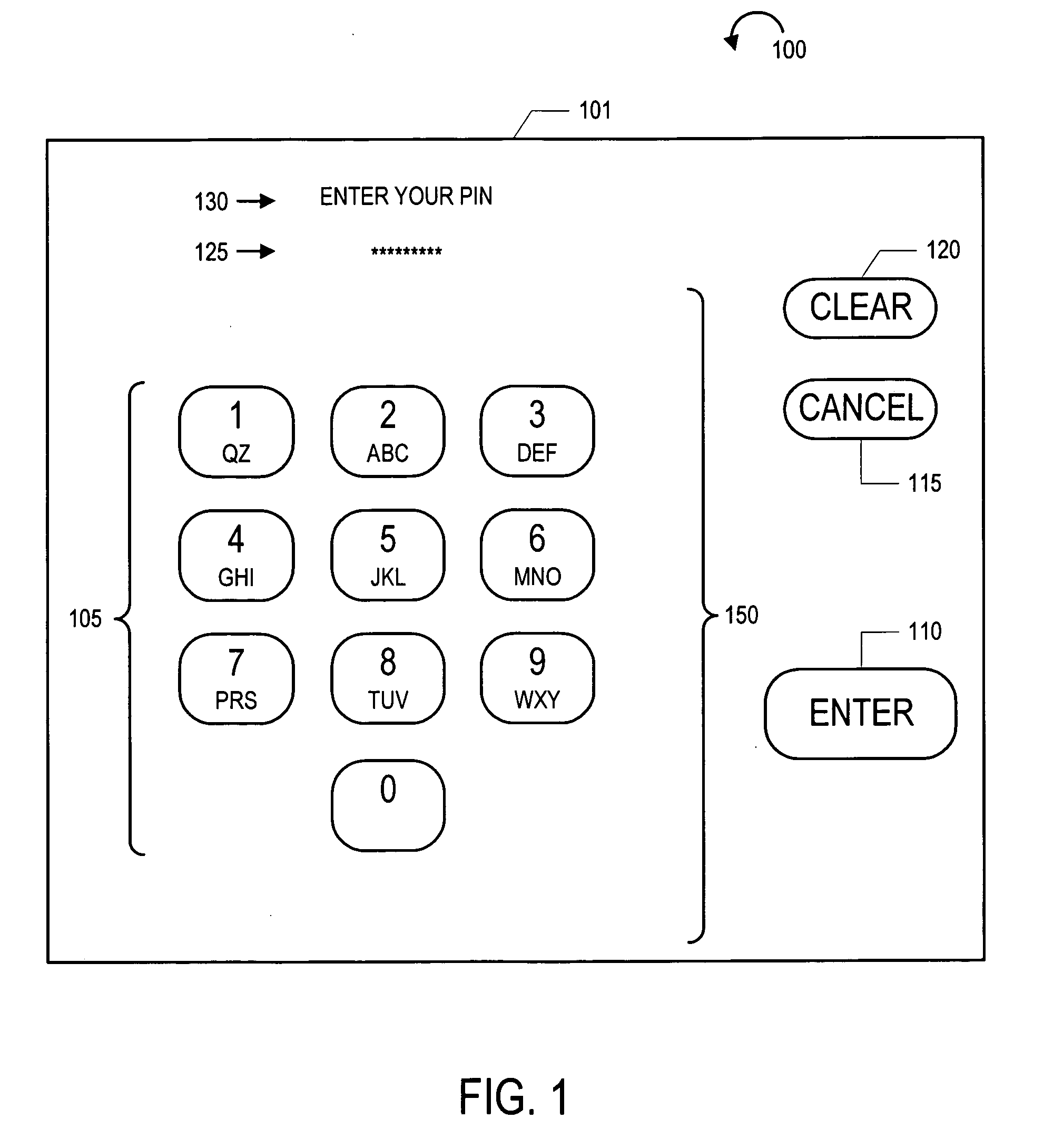 Dynamic keypad