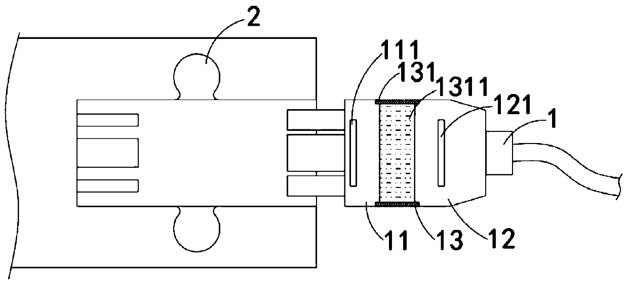 Anti-off mechanism for new energy automobile charging