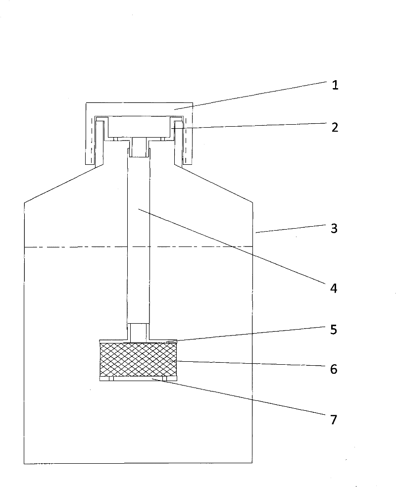 Disposable aseptic oxygen humidifier