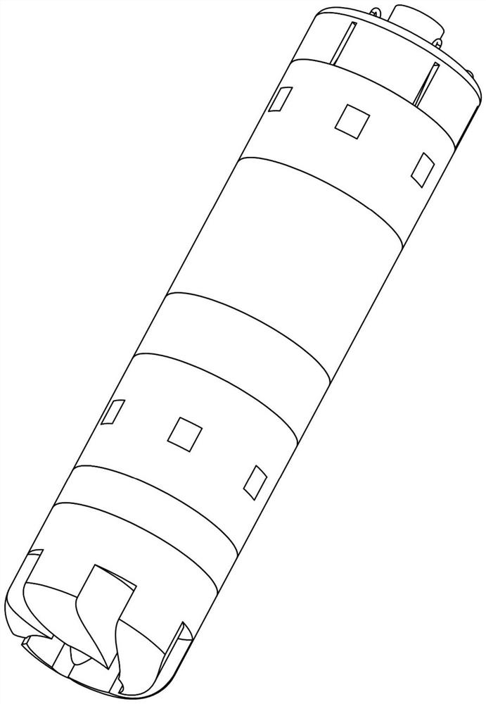 Seabed automatic drilling type piling device and method