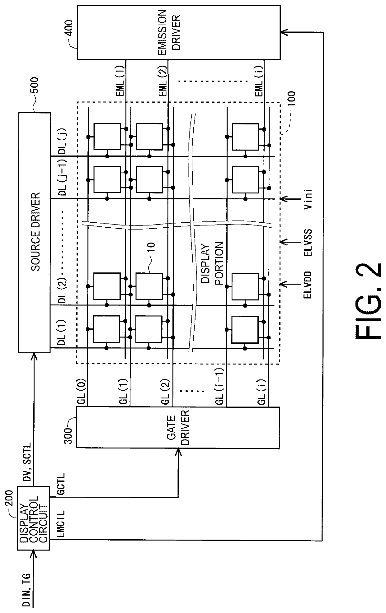 Display device and driving method for same