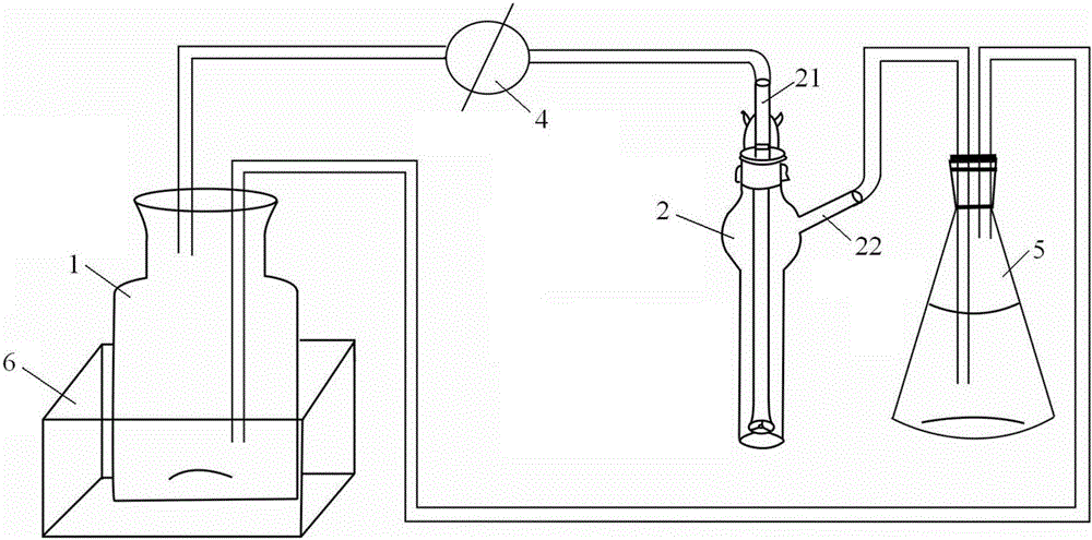 Quick detecting device for arsenic element in natural gas