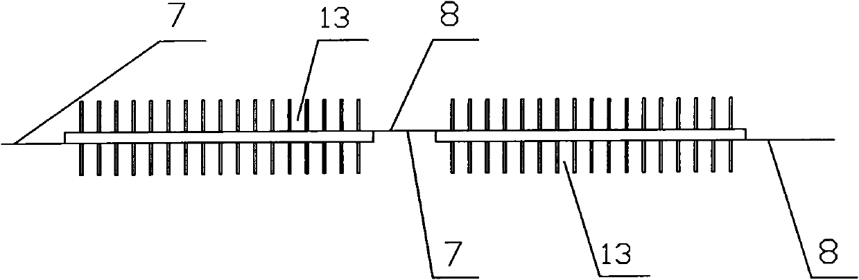 Heat collecting system with double-row solar vacuum tube matrix