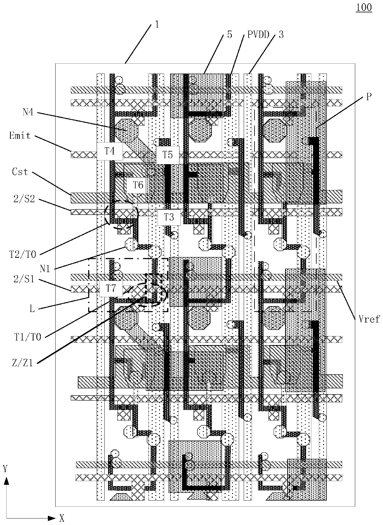 OLED array substrate, display panel and display device