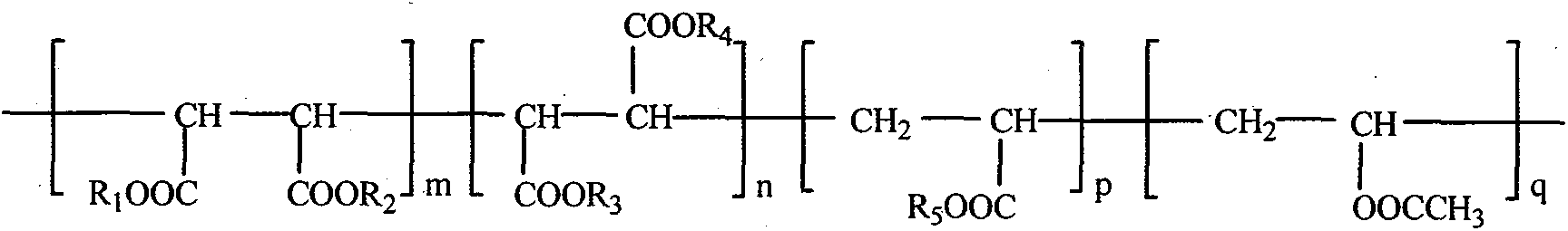 Diesel oil cold filter clogging temperature improving agent and preparation method thereof