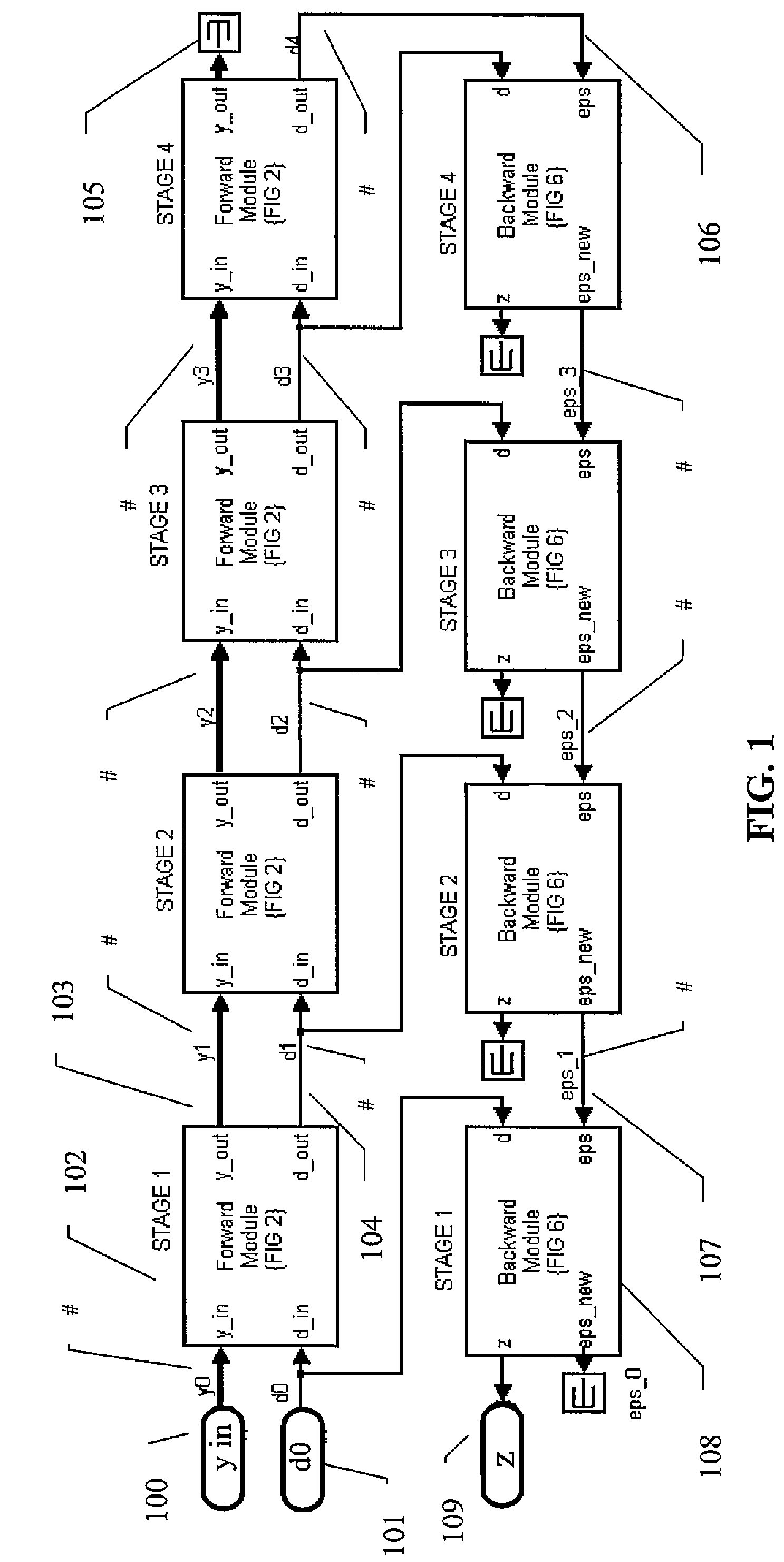 Reduced complexity adaptive multistage wiener filter