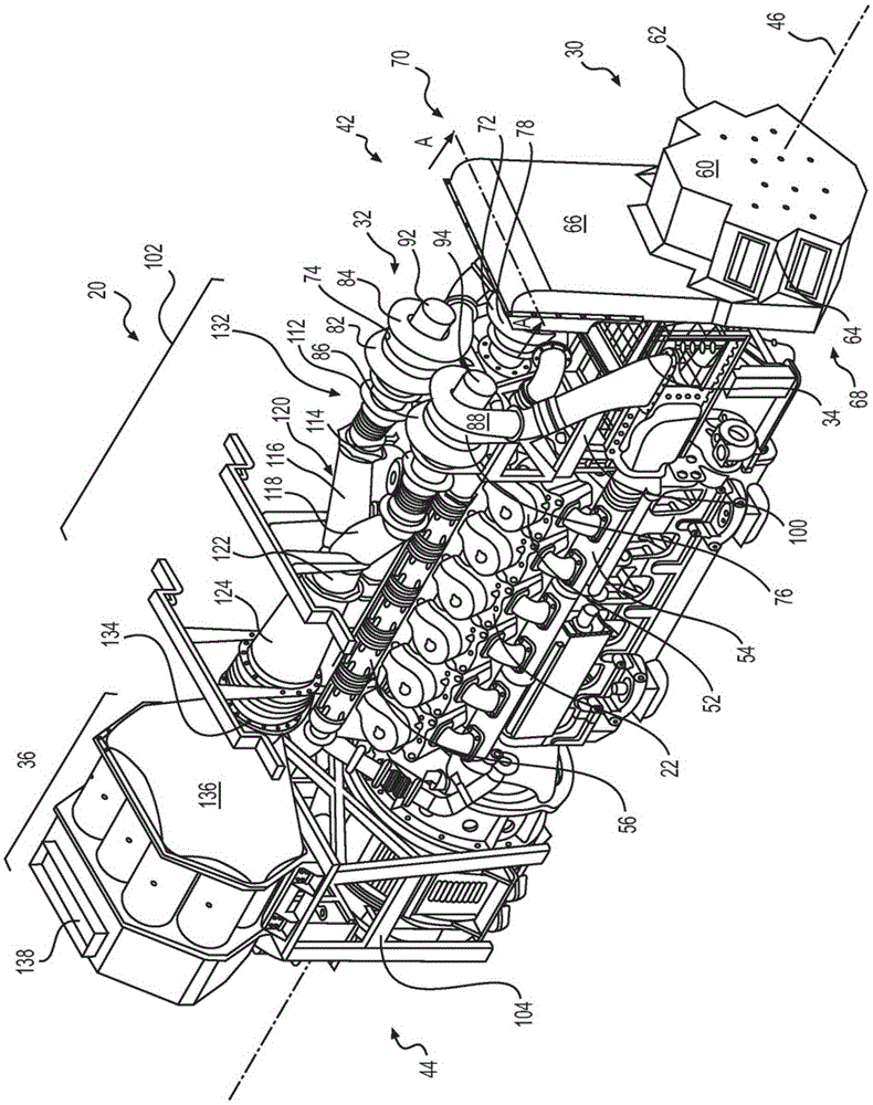 Air intake system for an engine