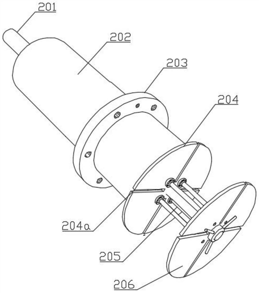 A kind of cable drawing structure and cable drawing method