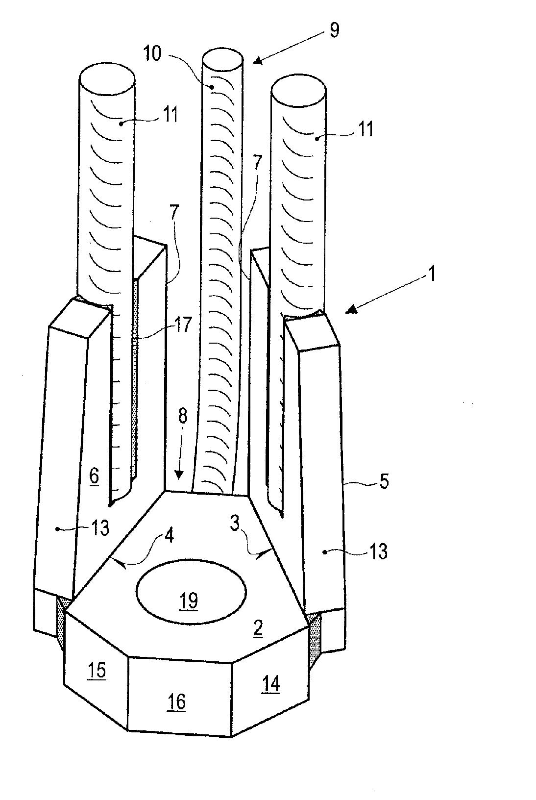 Support Shoe for Concrete Pylons