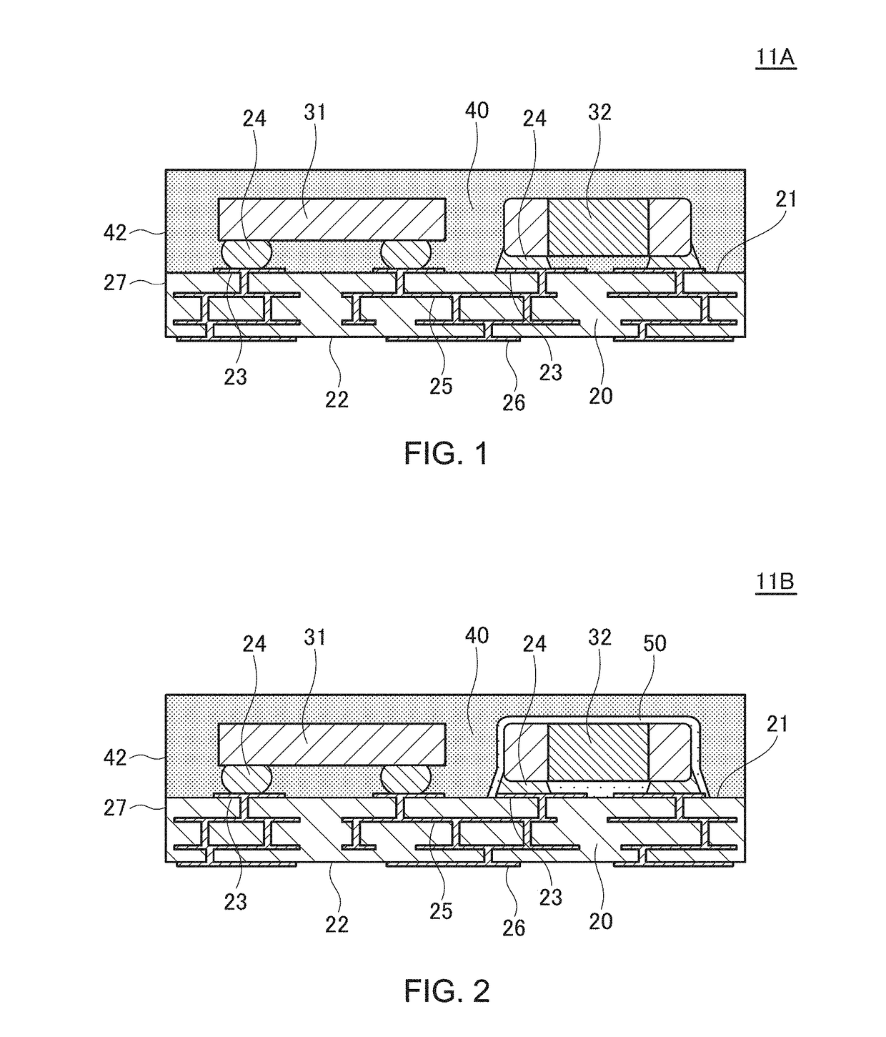 Composite magnetic sealing material and electronic circuit package using the same