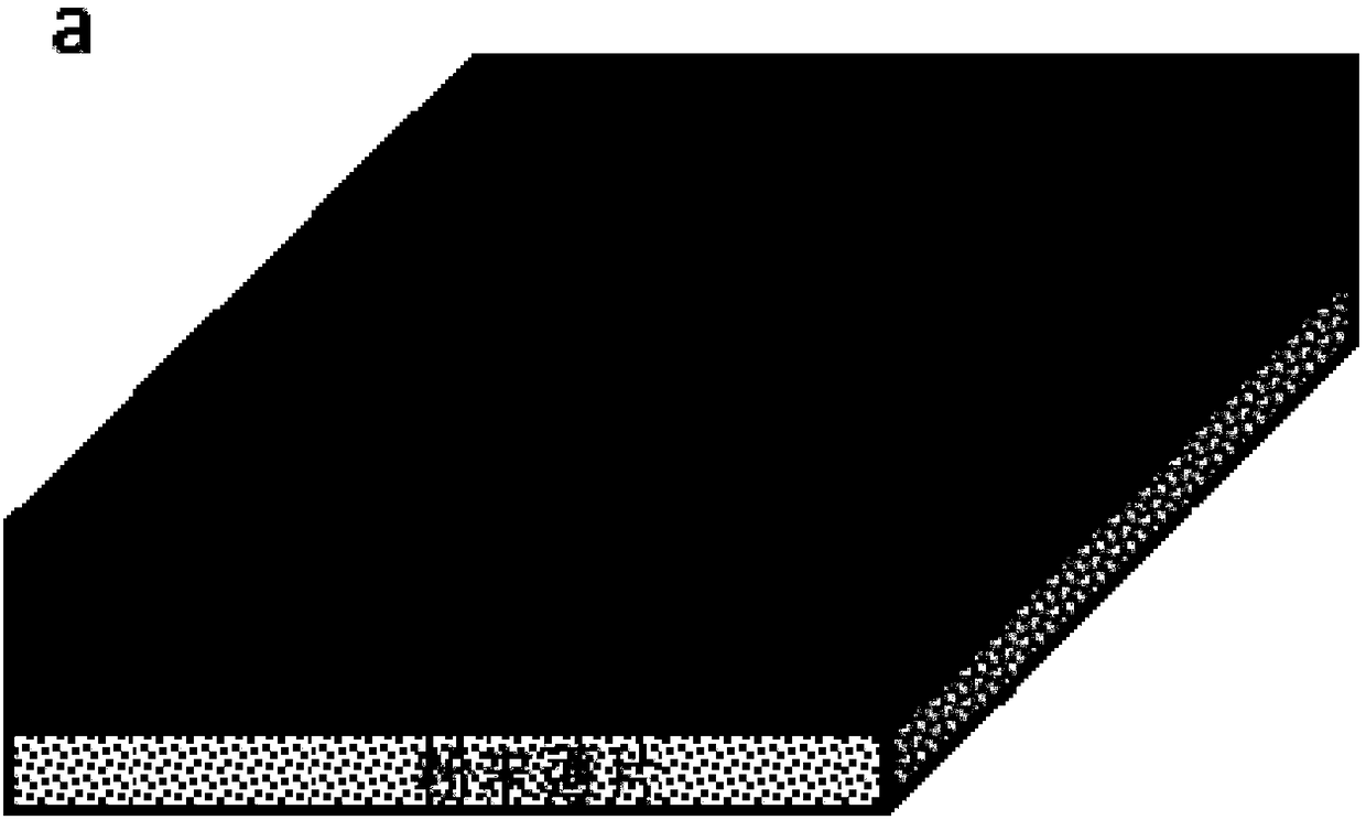 Ultra-wideband random laser scattering material based on amorphous bismuthate, laser device and preparation and application