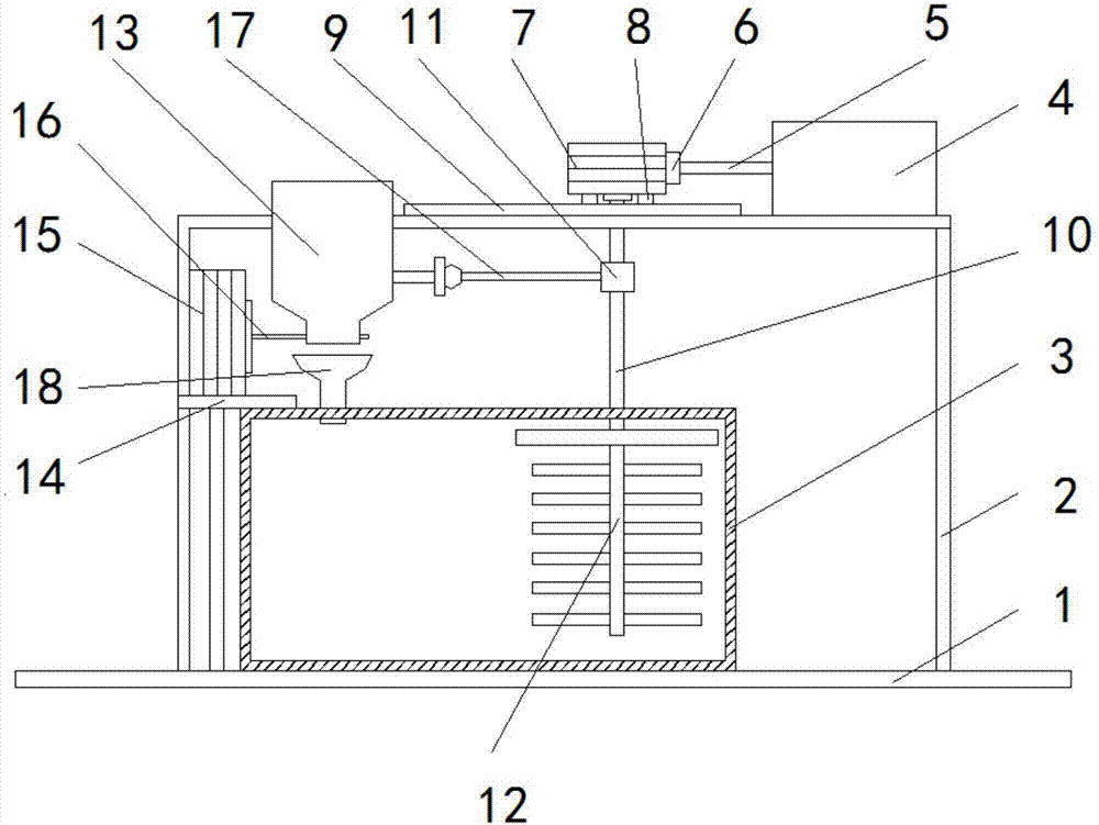 Uniform and impurity-free fodder processing device used in animal husbandry