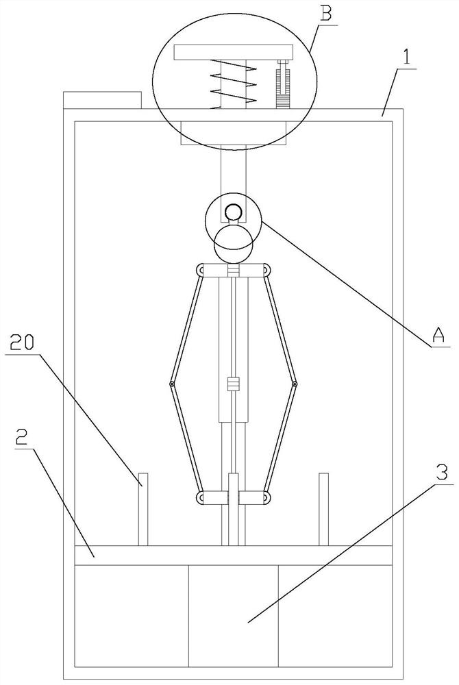 Efficient drying device for dust removal cloth bag