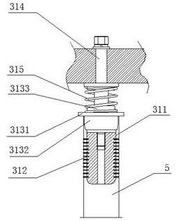 A planting core laser welding device