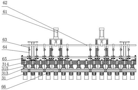 A planting core laser welding device