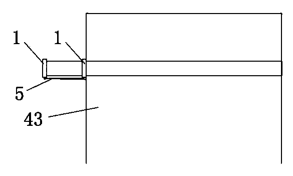 High-temperature acidic flue gas deacidification device arranged in garbage incinerator