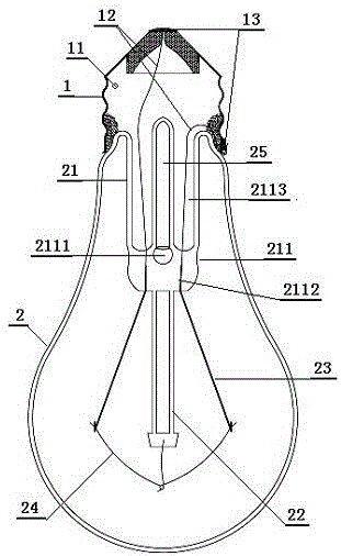 LED bulb having excellent ventilating and heat dissipation functions