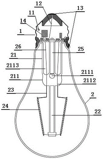 LED bulb having excellent ventilating and heat dissipation functions