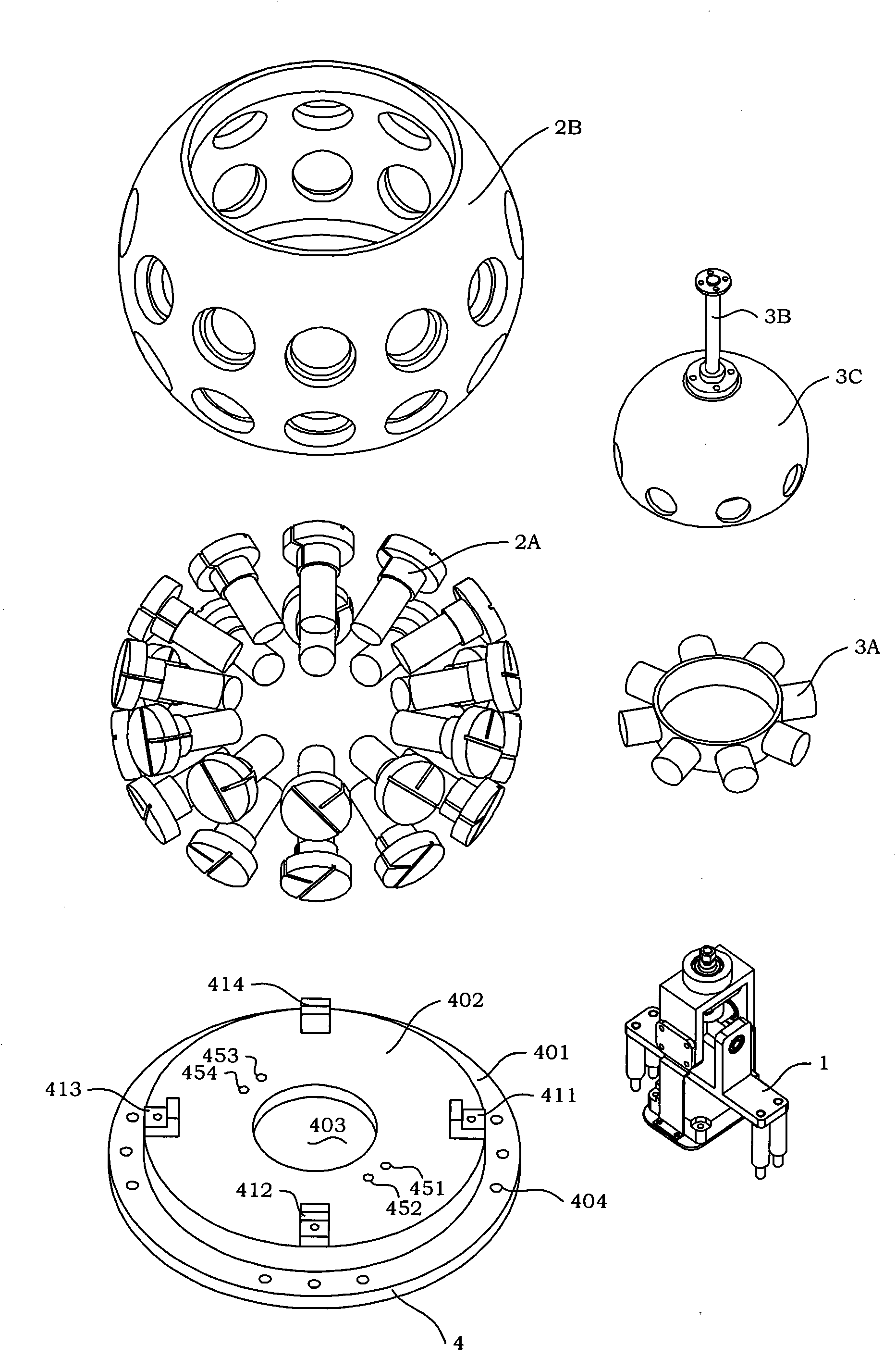 TDOF (Three Degrees of Freedom) passive ball joint with attitude detection and applicable to ball motor