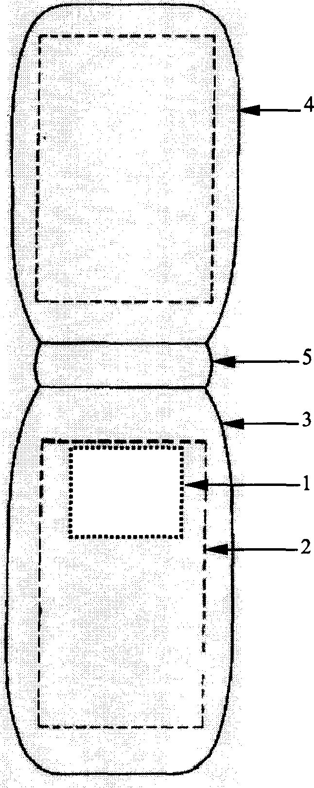 Diversity antenna assembly in wireless communication terminal