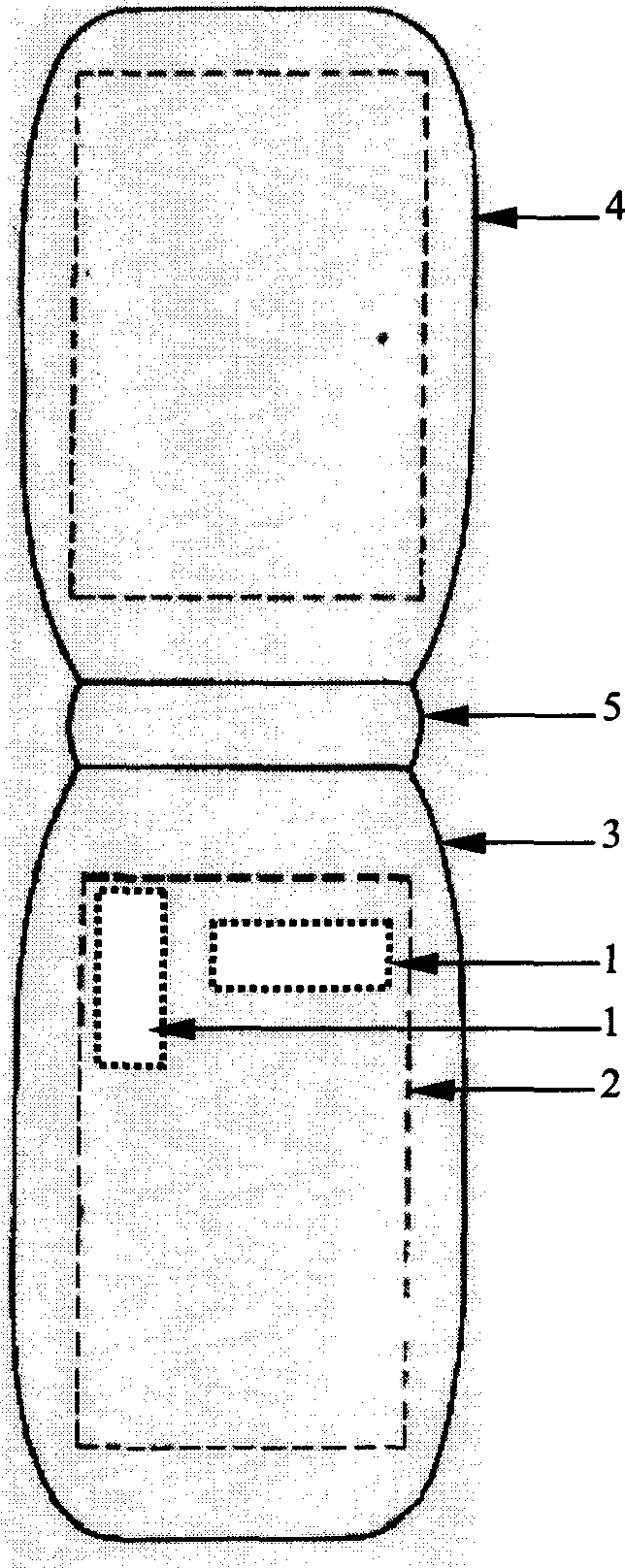 Diversity antenna assembly in wireless communication terminal